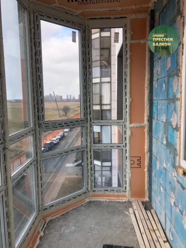 Замена холодного и установка теплого остекления в ЖК Светлановский